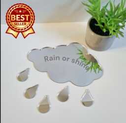 Personalized Acrylic Mirror Wall Art Indoor/Outdoor Safe