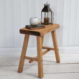 Reclaimed Wooden Stool - Rustic Driftwood Timber - Ben Simpson Furniture - thumbnail 2