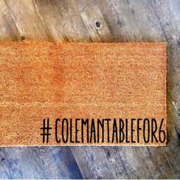 Custom Doormat - Personalized Orders Over 15 Characters - thumbnail 2