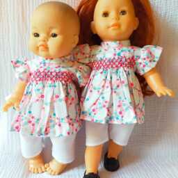 Delicate Blouse For Dolls From 34 To 36 cm, A Soft Setting Of Tenderness - thumbnail 3