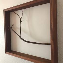 Organic Woodworking Sculpture in Madrone & Sapele - thumbnail 3