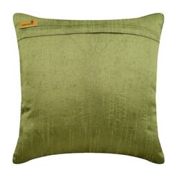 "Art Silk Green Couch Cushion 16""x16" - thumbnail 3