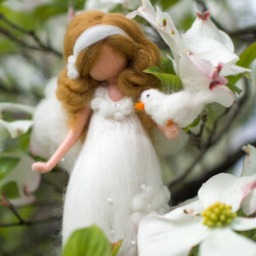 Needle Felted Fantasy Doll - thumbnail 3