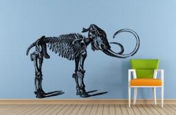 Ancient Elephant Mammoth Animal Window Or Wall Car Vinyl Peal & Stick Removable Sticker Decal L1509 - thumbnail 1