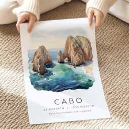 Mexico Travel Prints, Cabo San Lucas Mexico, Wall Art, Photo Gallery, Destination Landmark Cards - thumbnail 2
