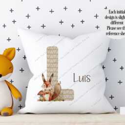 Forest Animal Pillow, Cushion, Woodland Gift, Personalised Decor, Animals - thumbnail 2
