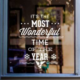 Christmas Sticker For Windows Xmas Shop Window Display Home Decoration Decal - thumbnail 1