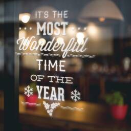 Christmas Sticker For Windows Xmas Shop Window Display Home Decoration Decal - thumbnail 3