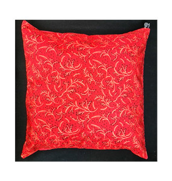Christmas Holly & Berry Cushion Cover Fits 18 - image 1