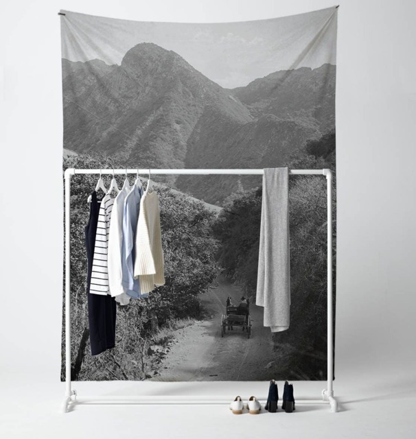 Old Style Landscape - Wall Tapestry Tapestry Hangings Wanderlust Bohemian Home Decor Dorm T#72 - image 1