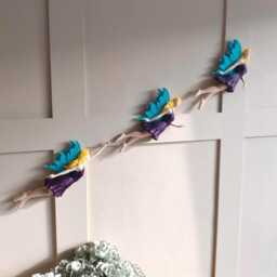 Flying Fairy Wall Mount - Fourth Wing Inspired 3D Printed Fantasy Home Decor Bookish Gift - thumbnail 1