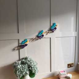 Flying Fairy Wall Mount - Fourth Wing Inspired 3D Printed Fantasy Home Decor Bookish Gift - thumbnail 4
