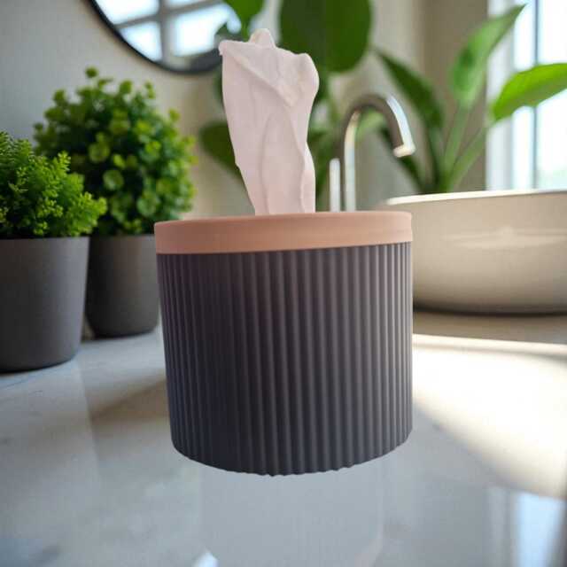 Stylish Toilet Paper Box With Lid, Discreet Bathroom Storage - image 1