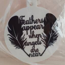 Remembrance Gift - in Loving Memory Of Bauble Decoration Feathers Appear Robins Unicorns Sympathy Gift Family Loss - thumbnail 2