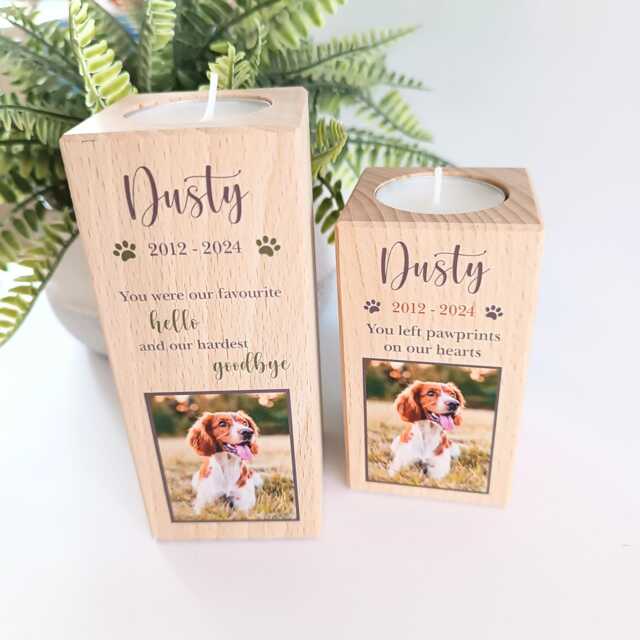 Pet Memorial Candle - Loss Of Dog Light A Candle - image 1