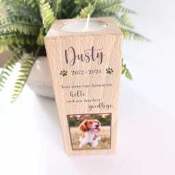 Pet Memorial Candle - Loss Of Dog Light A Candle - thumbnail 2