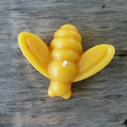 Honey Bee Beeswax Candle Michigan Pure, Unscented, Farmhouse Rustic - thumbnail 2