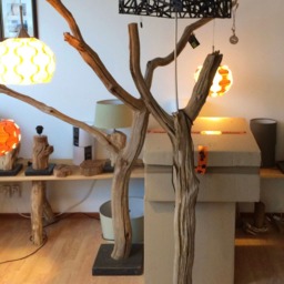 Handmade Rubber Lampshade Square Recycled Inner Tube Light - thumbnail 3