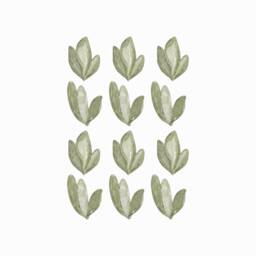 Jungle Leaves Fabric Wall Stickers - Removable & Reusable - thumbnail 1