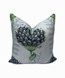Thibaut Tiverton Celon Collection Cushion Cover Pillow Double Sided Black - thumbnail 1