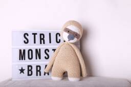 Crochet Playwatch Sloth R??diger - thumbnail 1