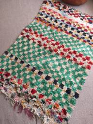 Boucherioute Rug - Berber Atlas Rug, Moroccan Handwoven Vintage Rug /140 X 240 cm/4.5 7.8 Ft/ Code 316