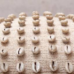 Cream Cotton Jute Embroidered Bohemian, Bali Style Pillow Cover, Decorative Handmade Throw Cover, Cover Wlcc012 - thumbnail 3