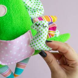 Dinosaur Toy Stuffed Animal Plush Animals New Baby Gift, Comforter Gift, Stuffed For Sleep Dinosaur Cotton Fabric - thumbnail 4