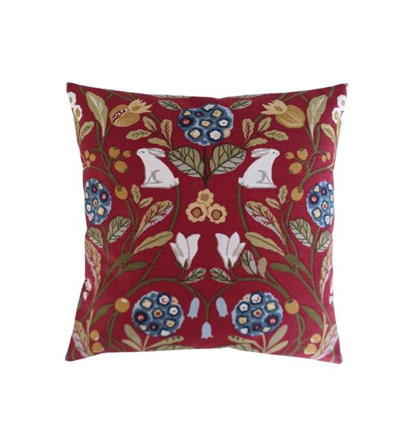 "Cushion Cover in Clarke & Red Forrester Rabbit 14"" 16"" 18"" 20" - image 1