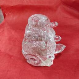 Hand Carved Turtles Crystal, Crystal Tortoise, Carving, Gemstone Turtle, Turtle Figurine, Housewarming Gift, Spirit Animal Stone - thumbnail 4