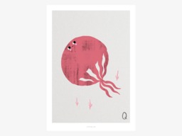 Poster Mural/Abc Kids Q Poster, Animal Alphabet, Letters, Children's Room Wall Decoration Room, Art Print, As A Gift - thumbnail 1