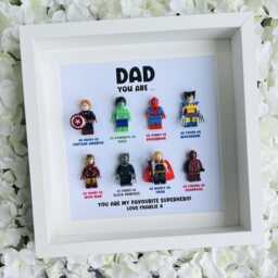 Dad Daddy Hero Gift Frame - M8 Father's Day, Christmas, Uncle, Grandad Unique Personalised Customised Gift - thumbnail 3