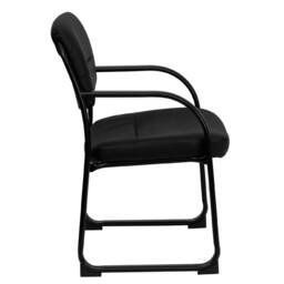 Custom Designed Executive Side Reception Chair With Sled Base Personalized Name - thumbnail 3