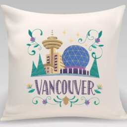 Vancouver - Embroidered Decorative Pillow Home Decor & Living - thumbnail 2