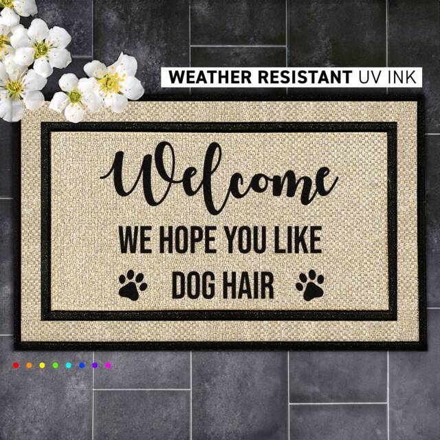 Personalized Hope You Like Dog Hair Doormat - A Quirky & Fun Welcome For Pet Lovers - image 1