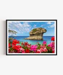 Ischia Italy Photography Print - Coastal Ocean Wall Art Poster Seaside Home Decor - thumbnail 1