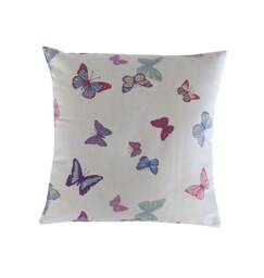 "Cushion Cover in Laura Ashley Rainbow Butterflies 14"" 16"" 18"" 20" - thumbnail 1
