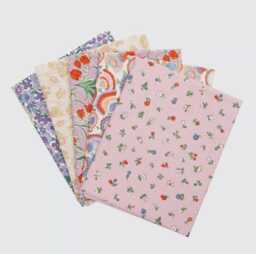 Liberty London Pink Floral Crib Sheet, Pillowcase & Changing Pad Cover - thumbnail 3