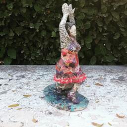 Flamenco Dancer, Paper Mache Sculpture, Home Decor Flamenco Dancer Sculpture - thumbnail 4