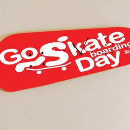 Go Skateboarding Day - Wall Clock Red - thumbnail 2