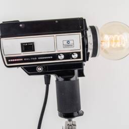 "Vintage Super 8 Camera Lamp ""Cosina Oxl 755" - thumbnail 3