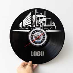 Unique Personalised Vinyl Record Wall Clock Handcrafted in Lithuania From Genuine German Vinyls Silent Clock, Perfect Gift For Music Lover - thumbnail 2