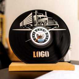 Unique Personalised Vinyl Record Wall Clock Handcrafted in Lithuania From Genuine German Vinyls Silent Clock, Perfect Gift For Music Lover