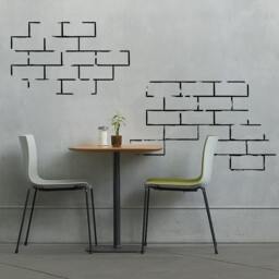 Brick Wall Segments -Vinyl Decal For Couples, Nurseries, Home Decor - thumbnail 1