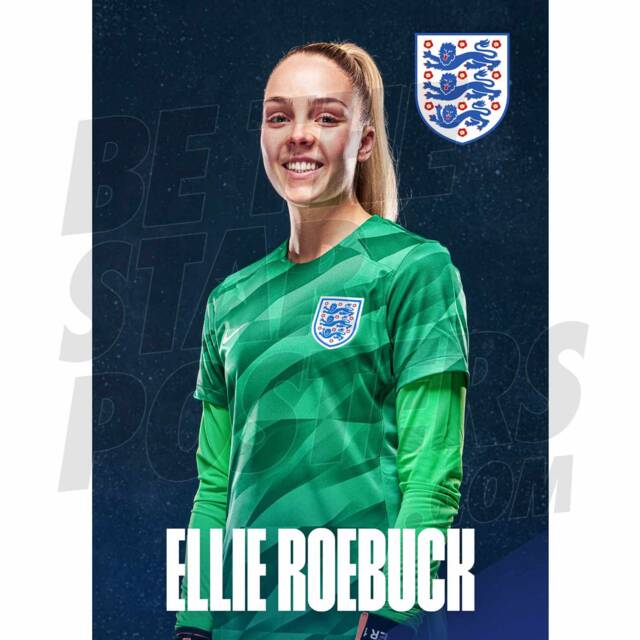 Lionesses Roebuck 23/24 Home Headshot Poster - Officially Licensed Product A4/A3 Framed Options - image 1