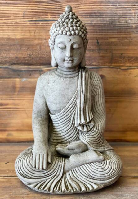 stone Garden Large Maze Robe Buddha Natural Gift Concrete Ornament - image 1