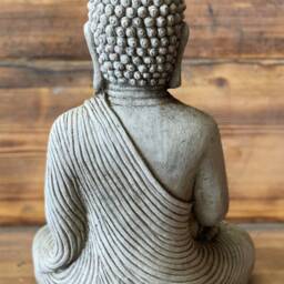 stone Garden Large Maze Robe Buddha Natural Gift Concrete Ornament - thumbnail 4