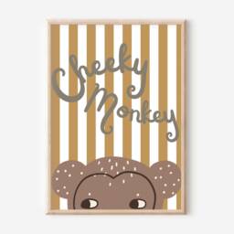 Set Of Gallery Wall Prints For A Playroom, Bedroom Or Nursery, Including Personalised Leopard Print - Prints Only - thumbnail 3