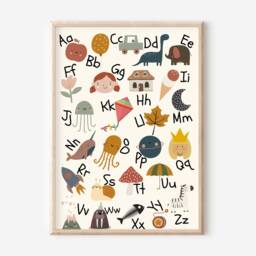Set Of Gallery Wall Prints For A Playroom, Bedroom Or Nursery, Including Personalised Leopard Print - Prints Only - thumbnail 2