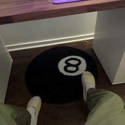 8 Ball Rug Stussy Pool Living Room Housewarming Gifts For Him Designer Decor Accent Dorm Cool Rugs - thumbnail 2